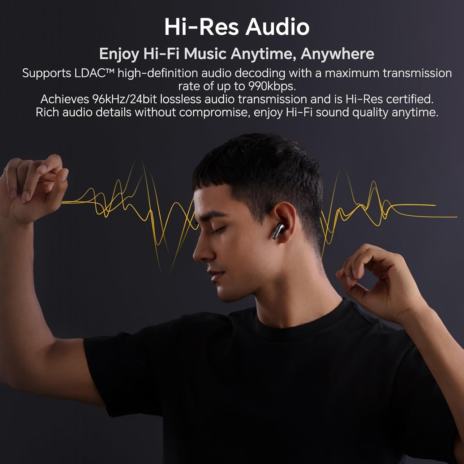 Honor Choice Earbuds S7, Tri-mic AI Call Noise Cancelling Headphones