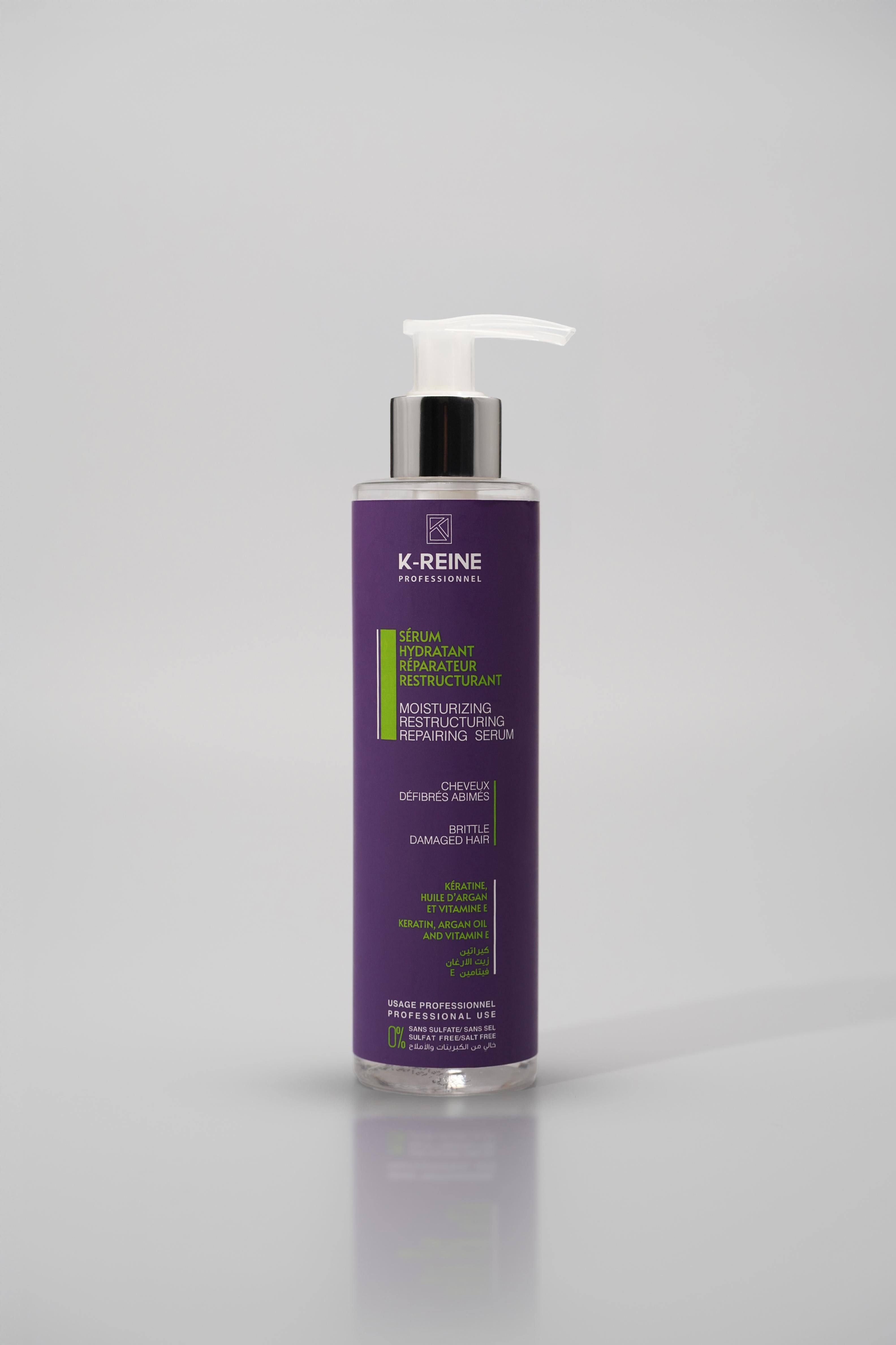 K-Reine Reconstructing Repair Hair Serum Argan Oil, Vitamin E, Keratin, 200ml