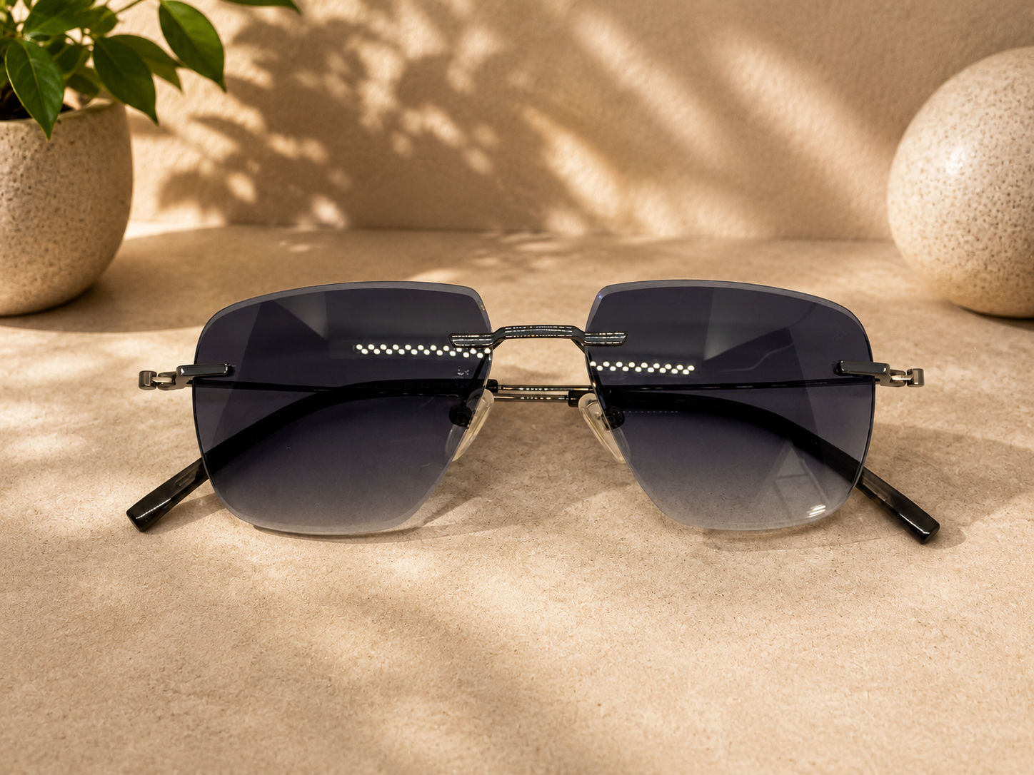 Lensbird Frameless Unisex Sunglass, 10801C3
