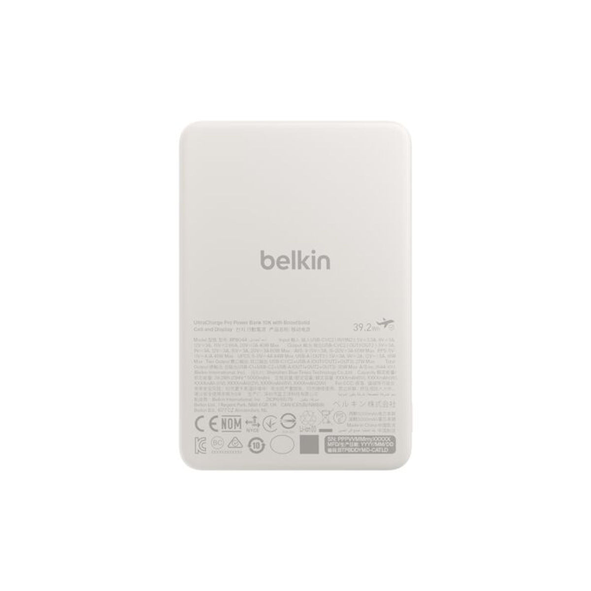 Belkin Semi Solid State Power Bank, 10,000mAh, 60W, Sand