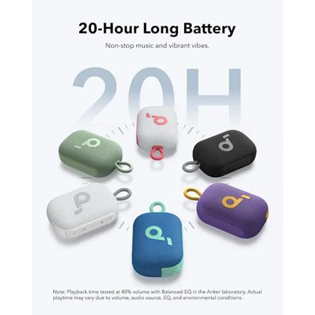 Anker Soundcore Select 4 Go Portable Bluetooth Speaker, Waterproof, 20H Playtime, Bluetooth 5.3