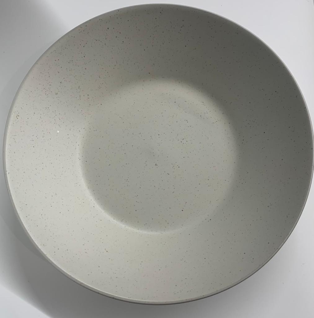 Stoneware Deep Plate, 21 cm