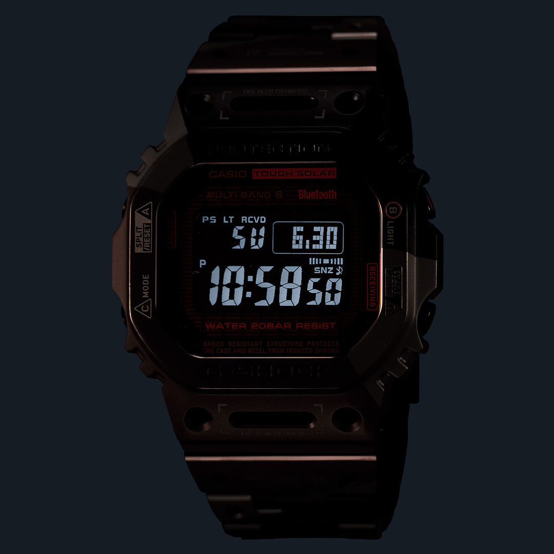 Casio G-Shock Titanium Digital Watch with Bluetooth & Tough Solar, GMW-B5000TVB-1D