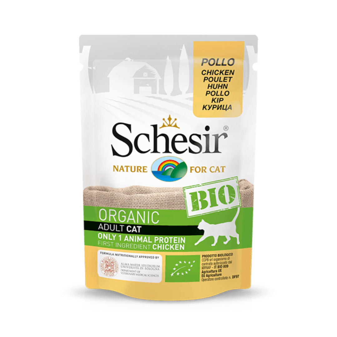 Schesir Bio Adult Wet Cat Food, 85g