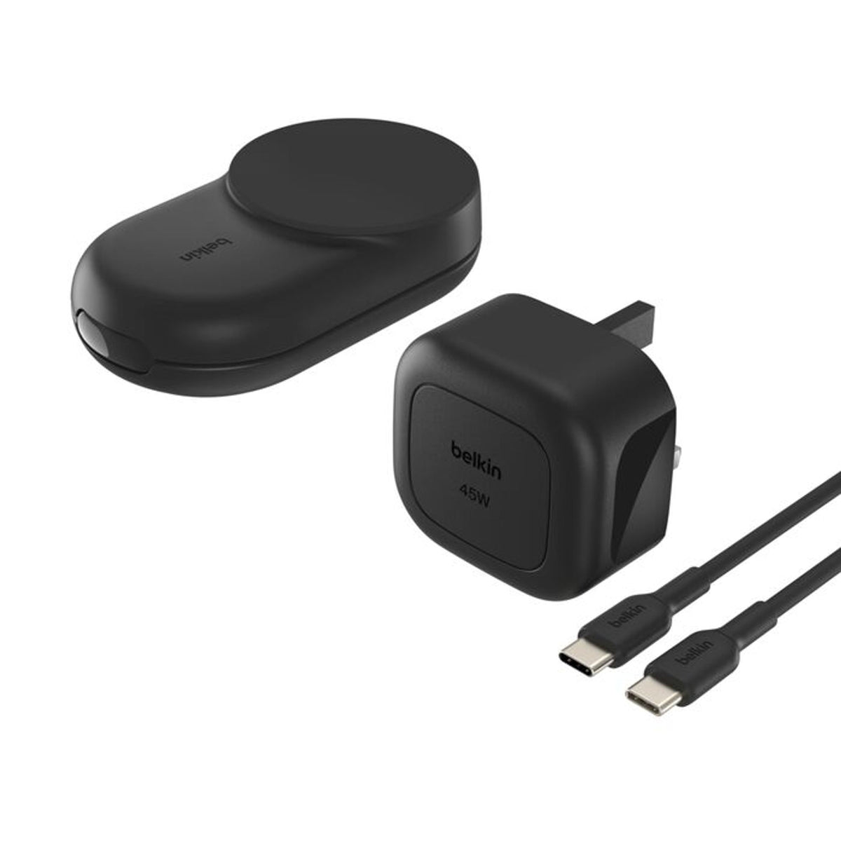 Belkin UltraCharge Qi2 3 in 1 Foldable Charging Stand 25W