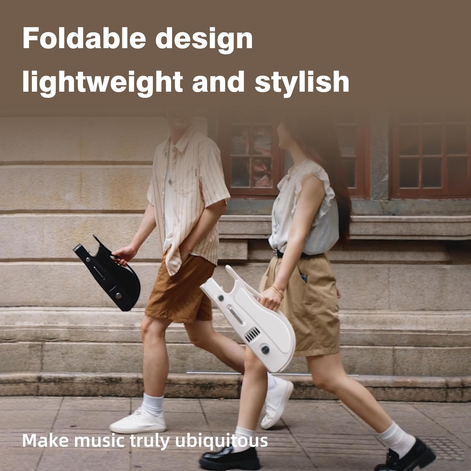 Happy Soulmate INGPARTNER N1 Smart Guitar, Portable, Foldable & Stringless