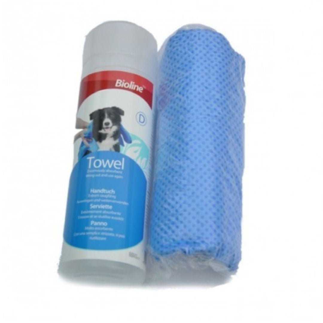 Bioline PVA Pet Bath Towel, Reusable & Super Absorbent, 66x43cm