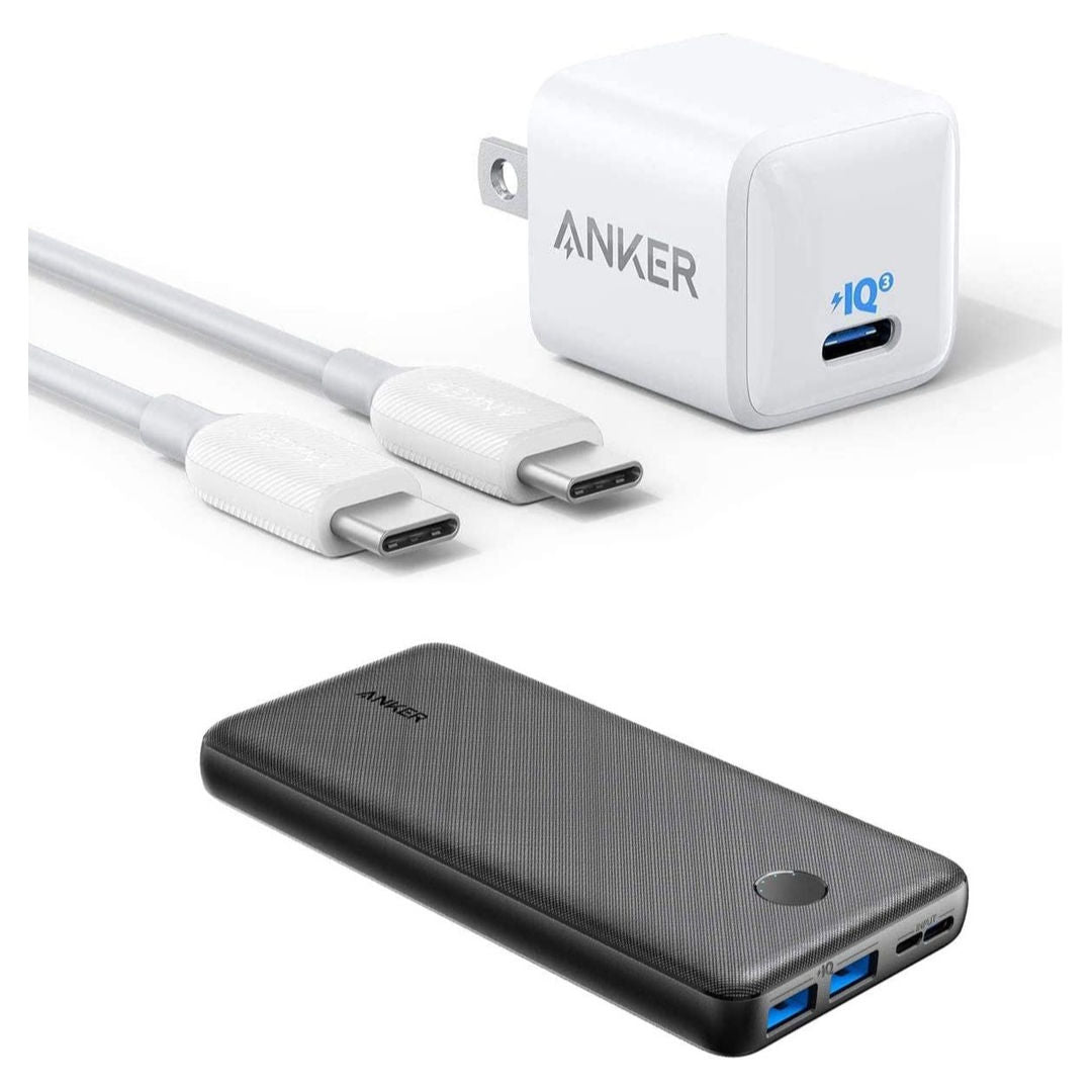 Anker PD Pro Box 4-in-1 Charger 10000mAh Power Bank with Built-in AC Plug & USB-C PD Fast Charging