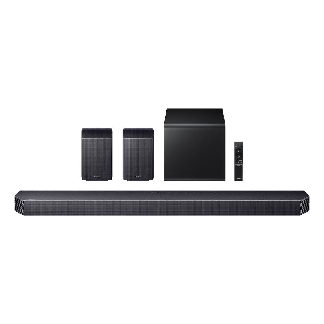 Samsung Q-Series Soundbar 9.1.4ch Subwoofer & Rear Speaker 2026, Black, HW-Q930H/ZN