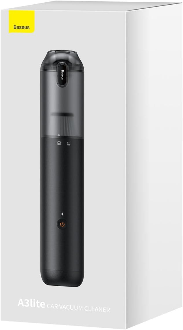 Baseus A3 Lite Wireless Car Vacuum Cleaner, Black