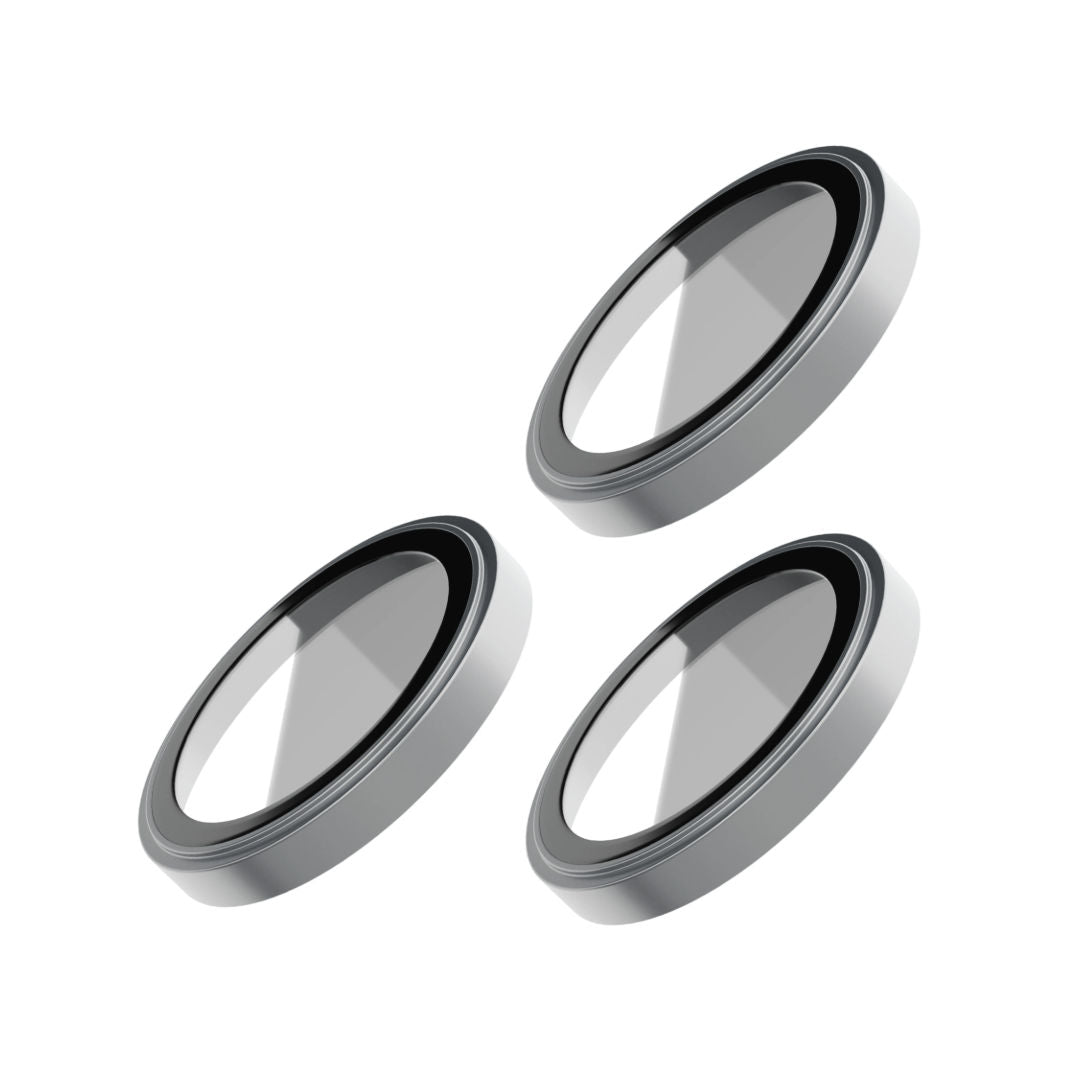 Levelo Lucent Trio 9H Hardness Camera Lens Protector For iPhone 15 Pro & 15 Pro Max, 3 Piece