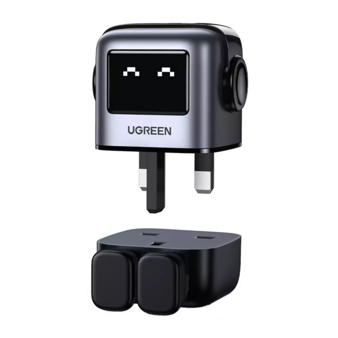 UGREEN Nexode RG 65W 3-Port GaN Fast Charger UK Black