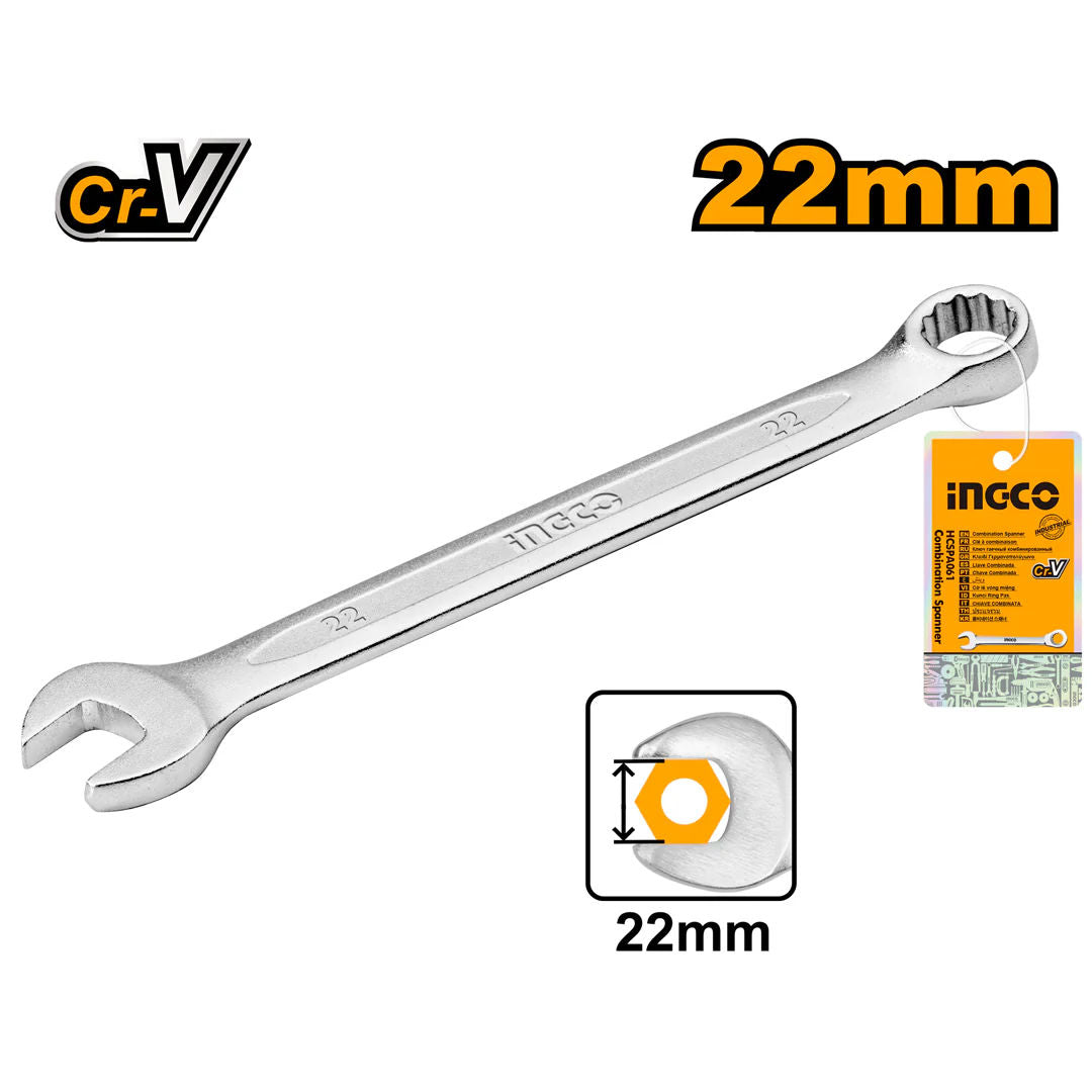 INGCO Combination Spanner, Cr-V