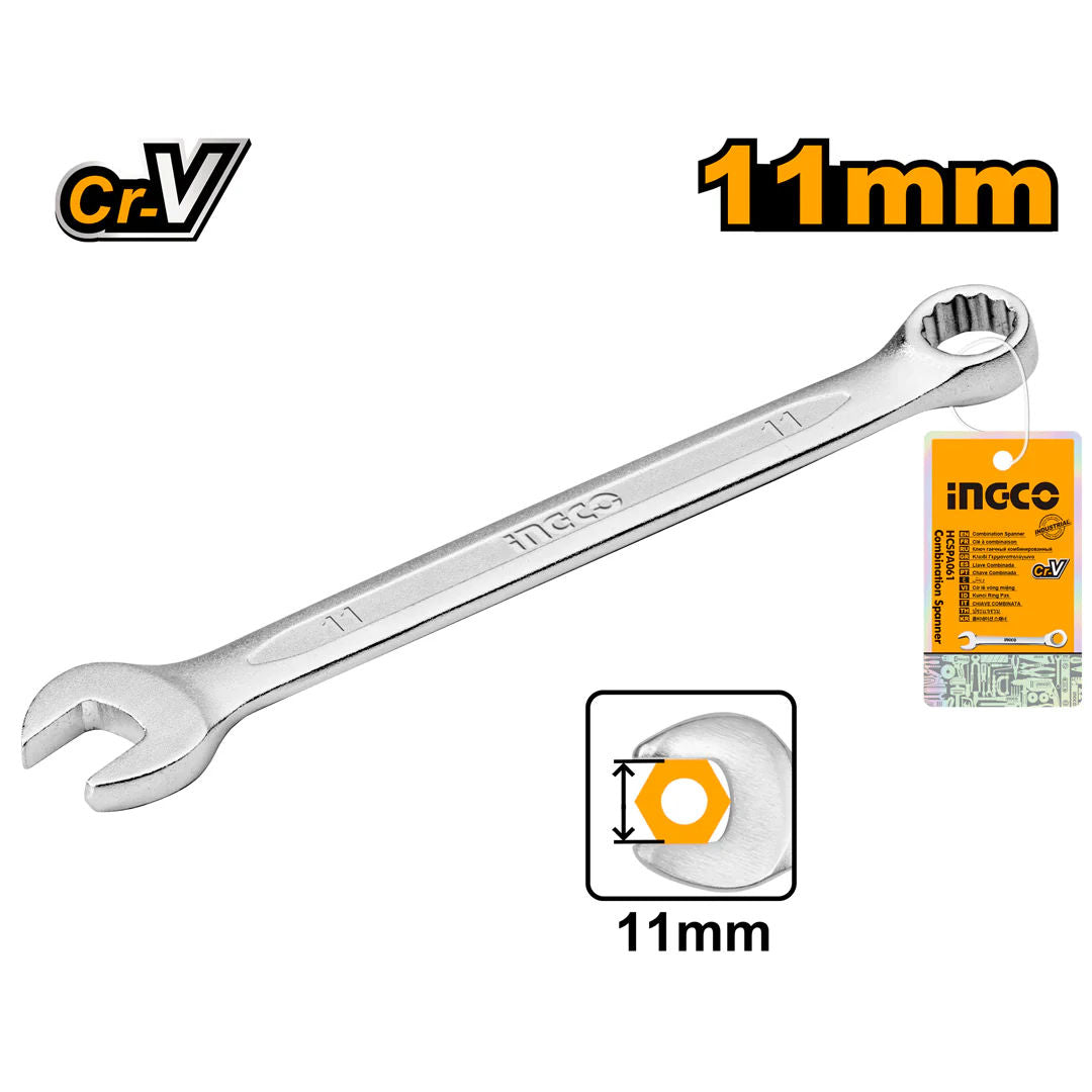 INGCO Combination Spanner, Cr-V