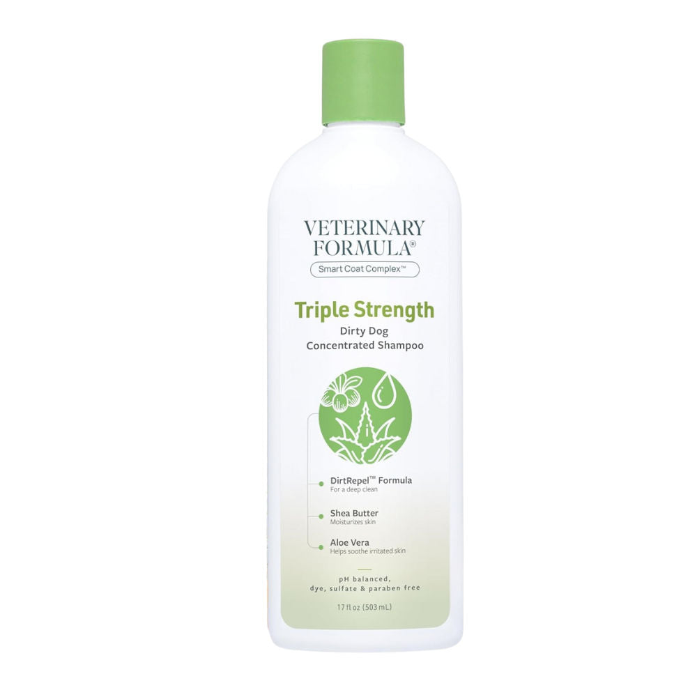 Synergy Labs Veterinary Formula Solutions Triple Strength Dirty Dog Concentrated Shampoo, 17oz, 503ml