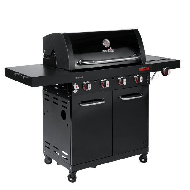 Char‑Broil Professional CORE B 4 Gas Grill, 4‑Burner TRU‑Infrared System, Side Burner, 30 mbar, 140916