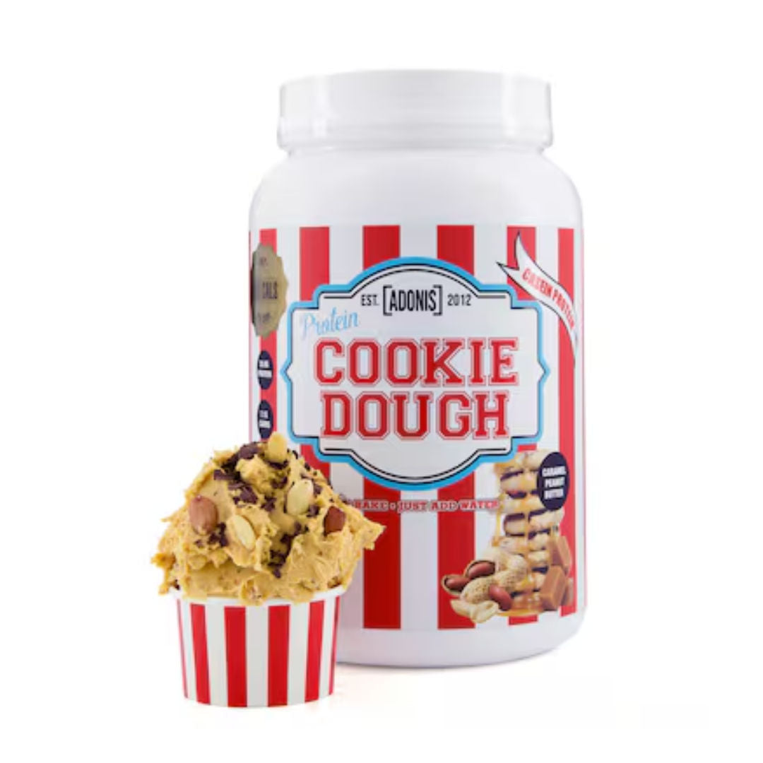 Adonis Protein Cookie Dough Premium Casein Protein Snack Low Carb, High Protein, Multiple Gourmet Flavors