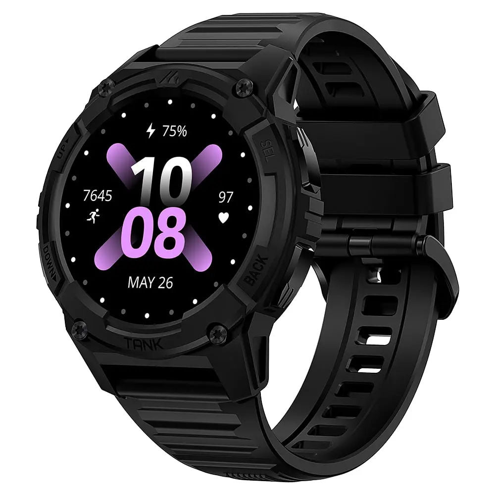 KOSPET Tank S2 Ultra GPS Smartwatch with 1.32” AMOLED Display, Bluetooth Calling, Military Grade & 5ATM Waterproof