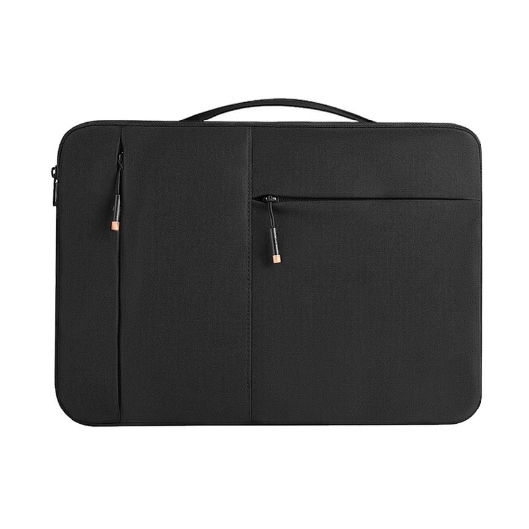 Infinyty Orvyn Protective Laptop Sleeve Bag with Storage Pockets, Up to 16inch, Black