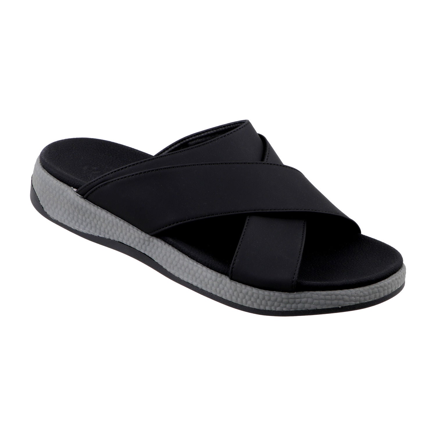 AL FANOOS AF-910 Men's Arabic Style Sandals with PU Leather Upper, EVA Cushioning & TPR Sole