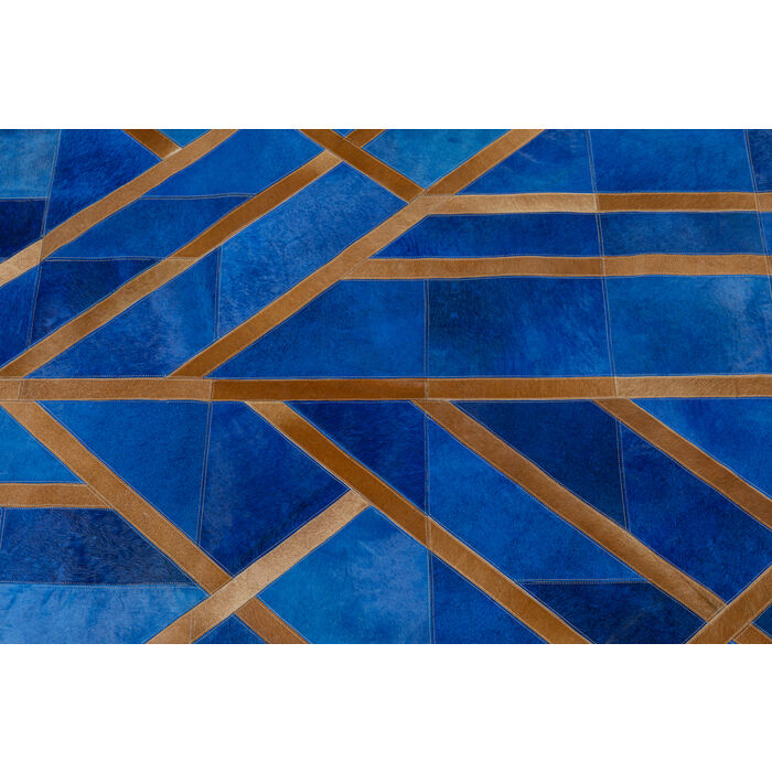 Carpet Lines Blue, 170x240cm