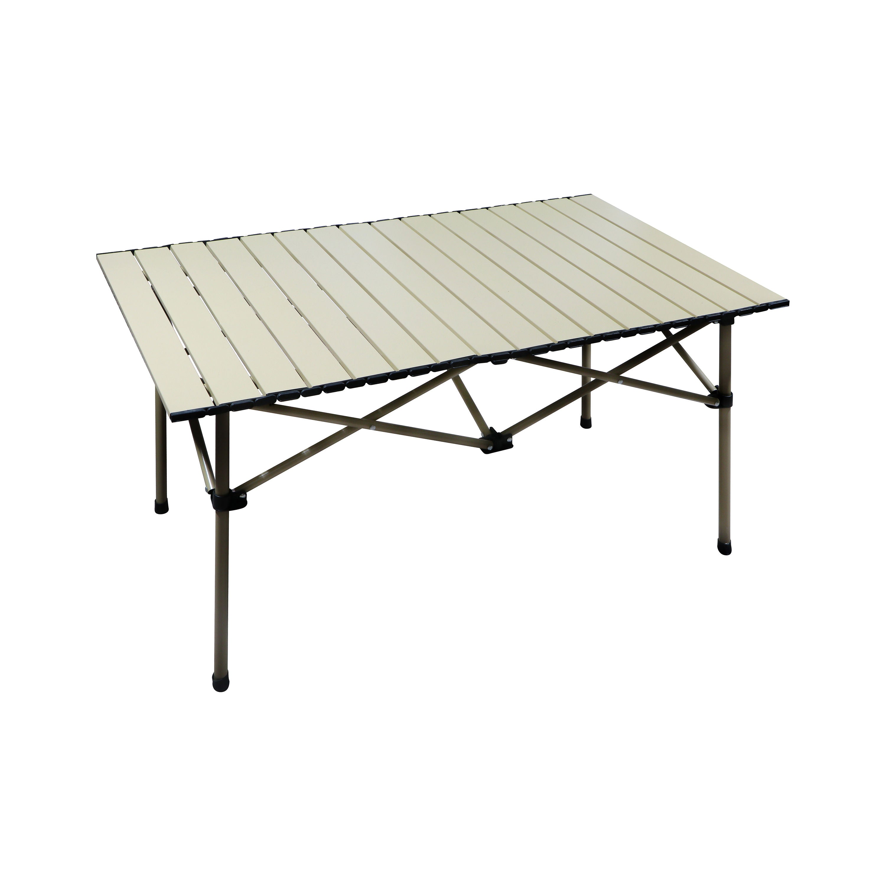 Portable Folding Aluminum Roll-Up Camping Table