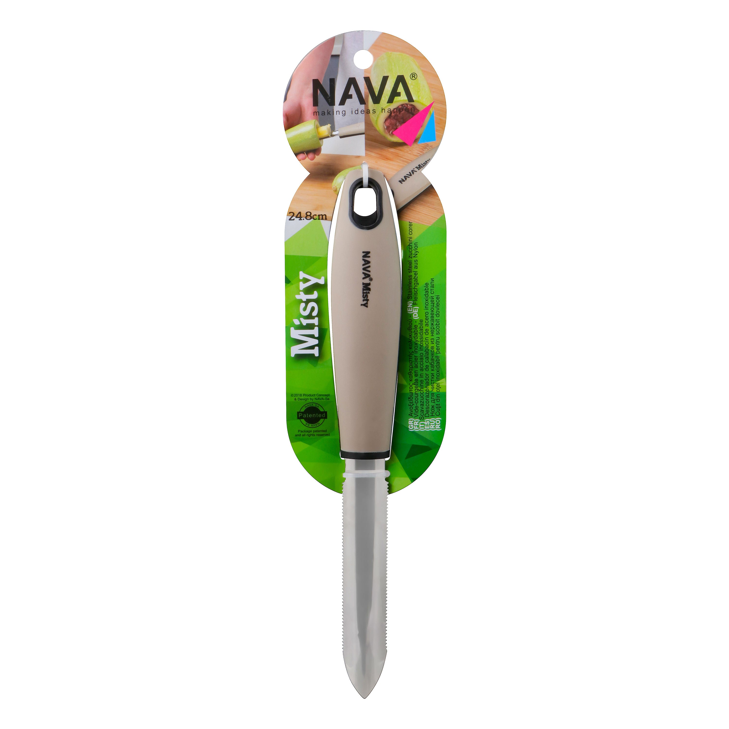NAVA Stainless steel zucchini corer Misty, 25cm