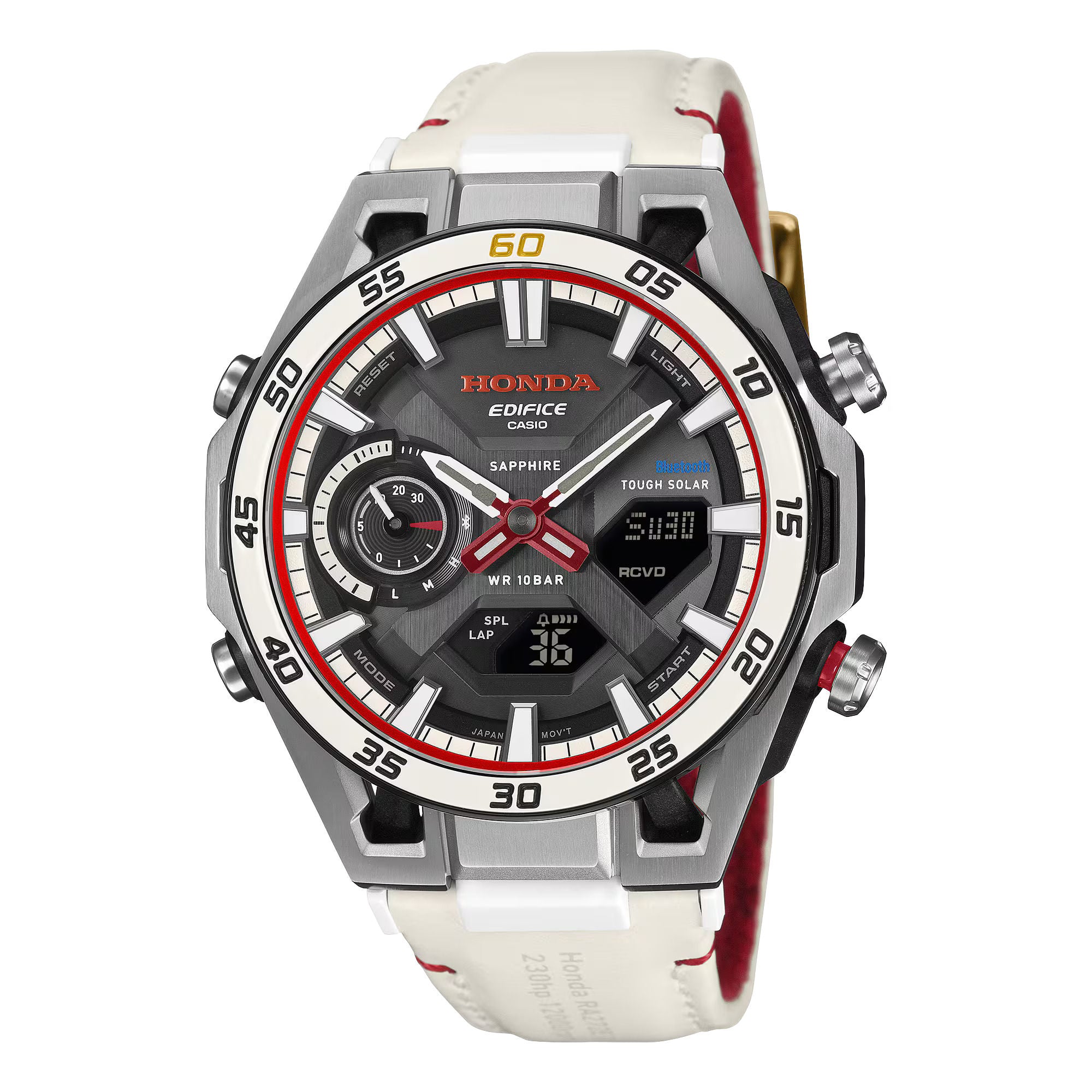Casio EDIFICE Sospensione ECB-2300HR-1A, Honda RA272 60th Anniversary Limited Edition Bluetooth Solar Watch
