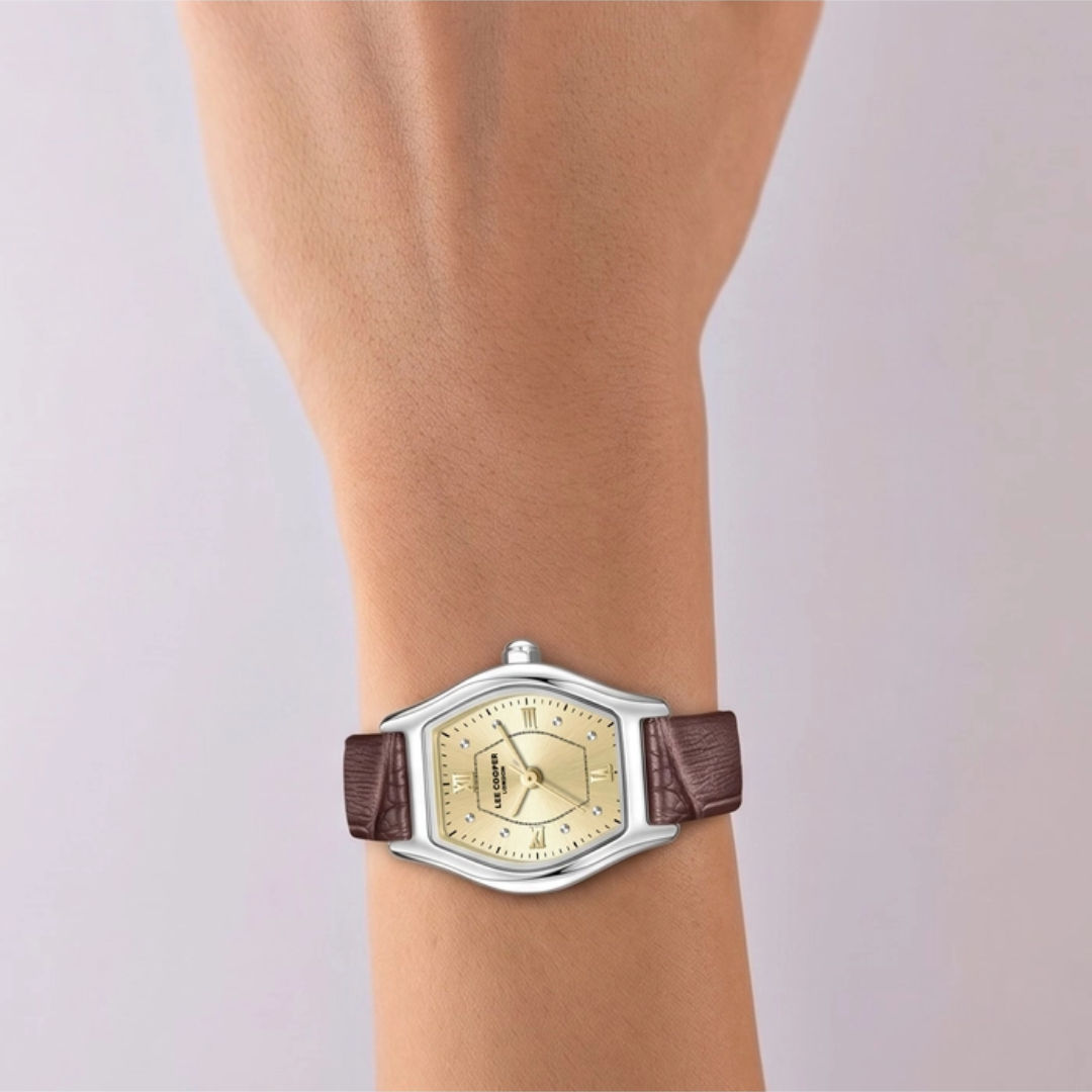 Lee Cooper Women's Leather Band Watch, LC08392 Series