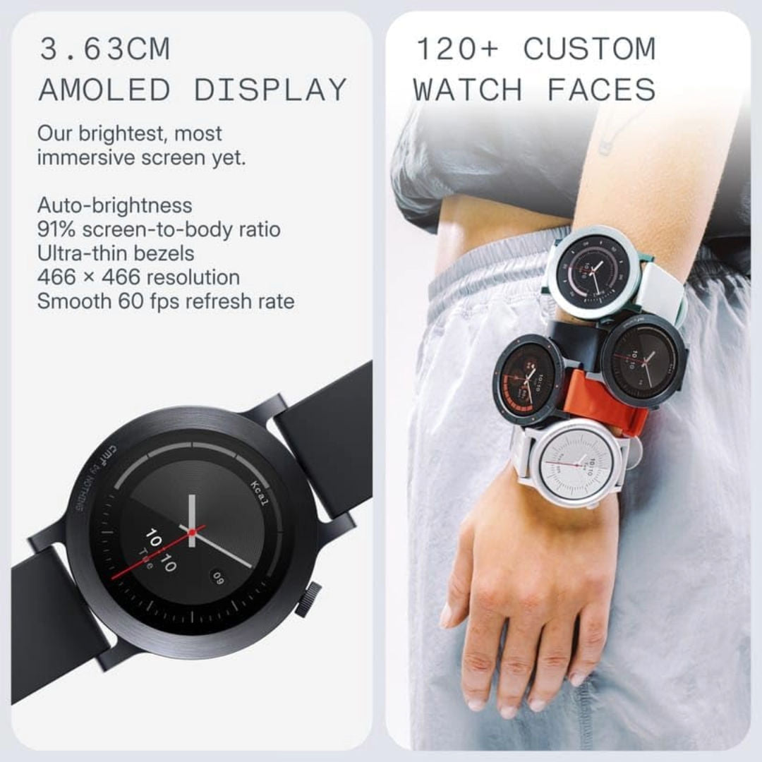 Nothing CMF Watch 3 Pro Smartwatch, Dark Grey, International Version