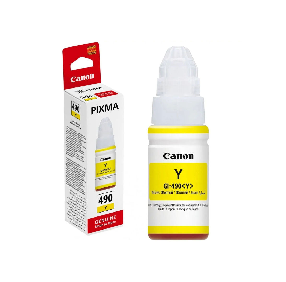 Canon Pixma 0663C001 GI-490 Genuine Ink Bottle Cartridge