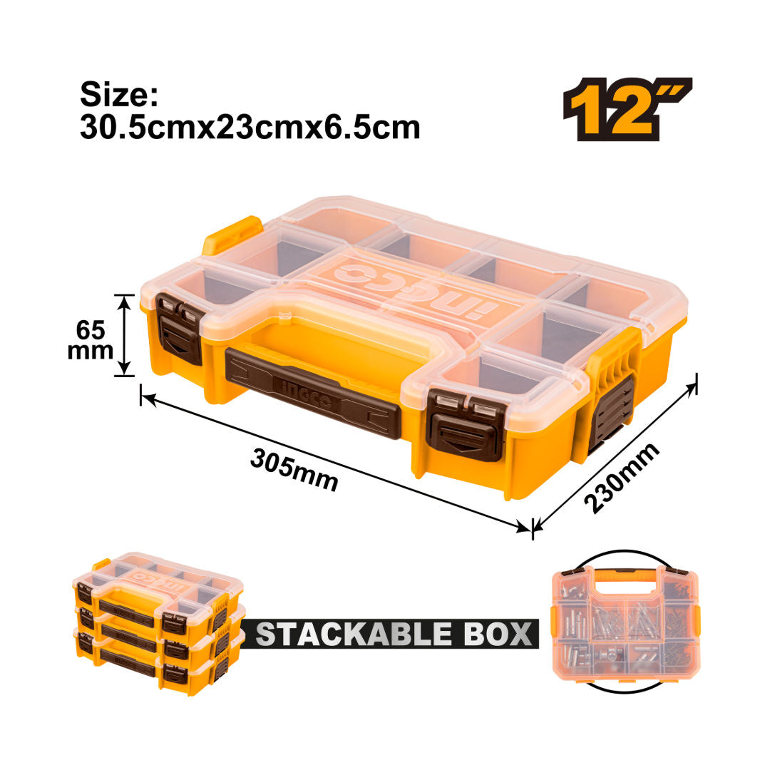 INGCO Plastic Organizer, Polypropylene, Stackable
