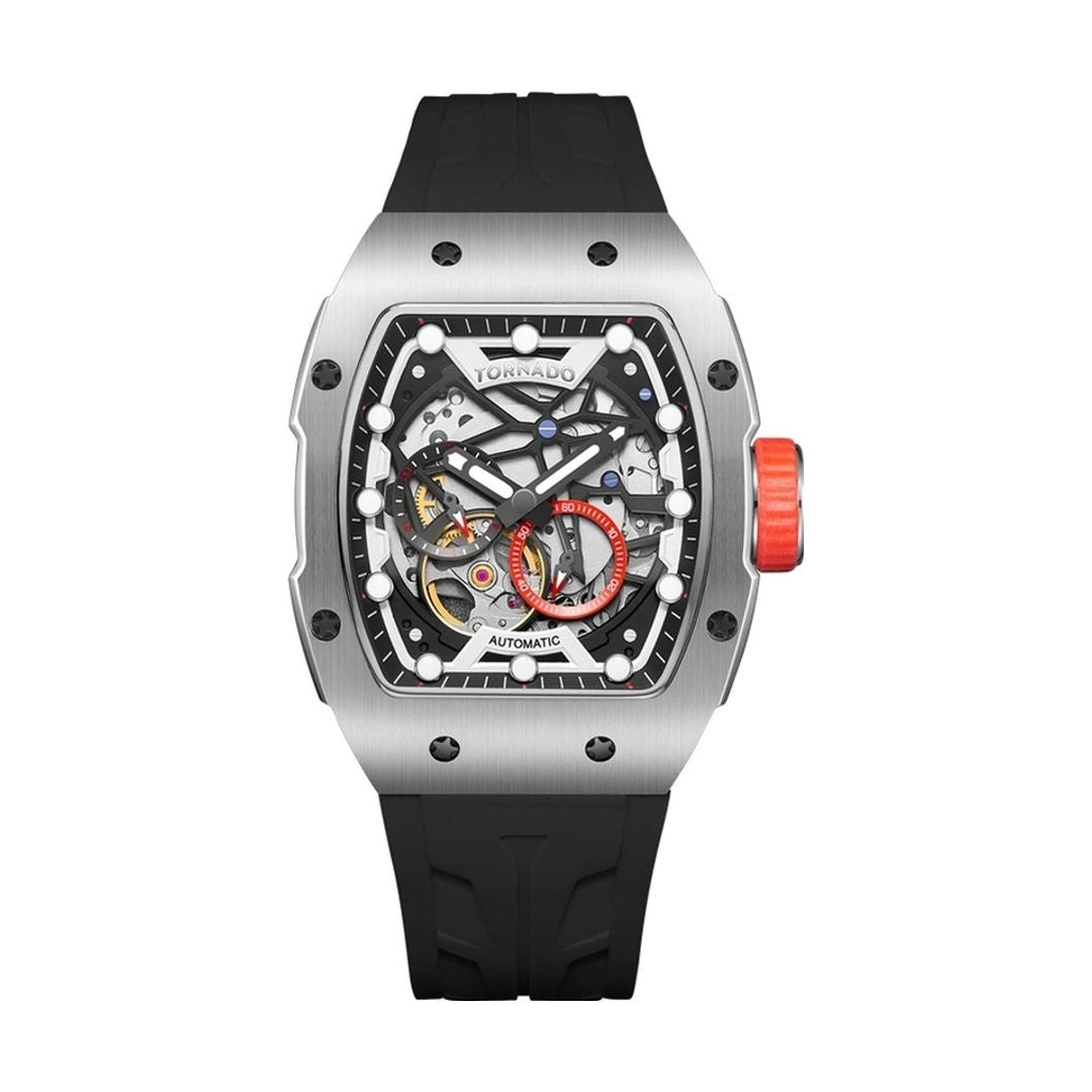 TORNADO Autonova Men's Automatic Silicon Strap Watch