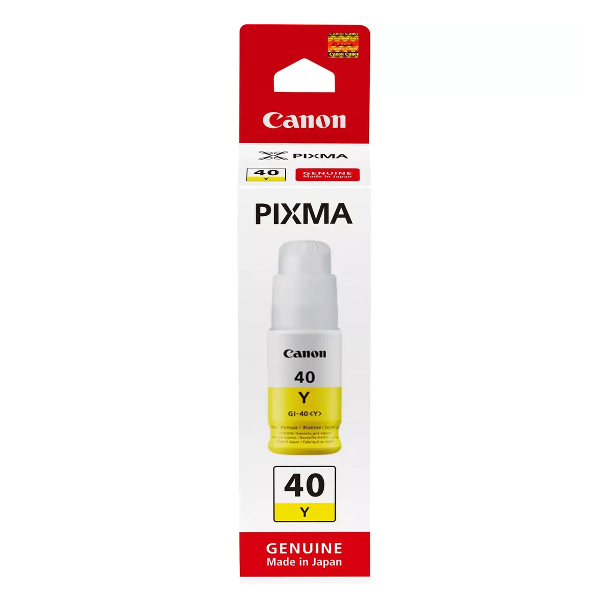Canon Pixma GI-40Y Genuine Yellow Ink Bottle