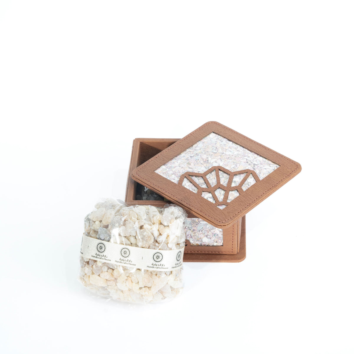 Frankincense in Small Leather Box (SM), Assorted Colors