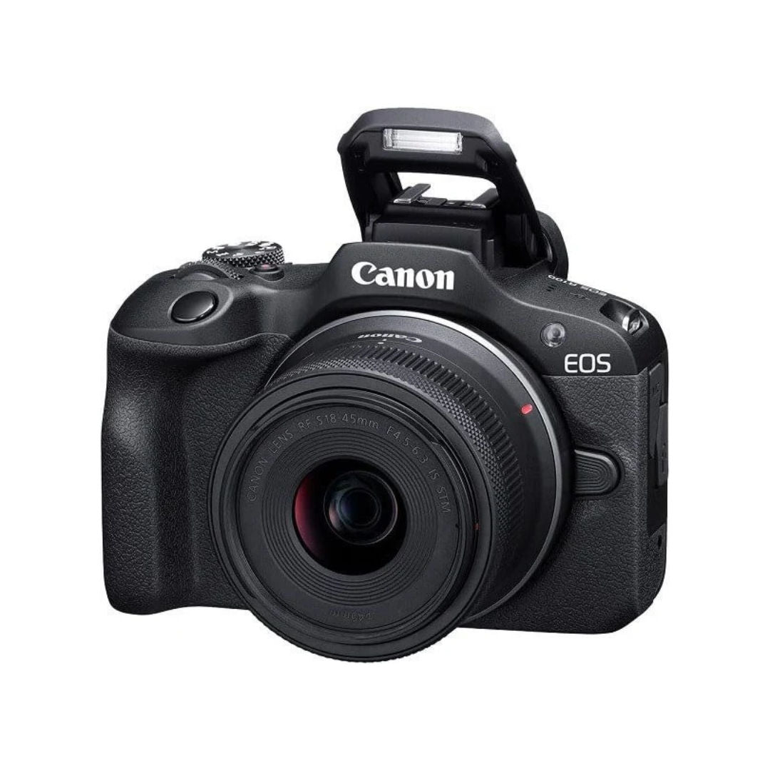 Canon EOS R100 Mirrorless Camera with 18-45mm Lens
