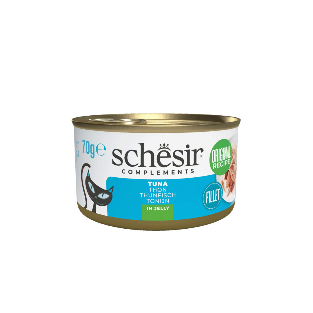 Schesir Perfect Nutrition Complements Cat Wet Food in Jelly Can, 70g