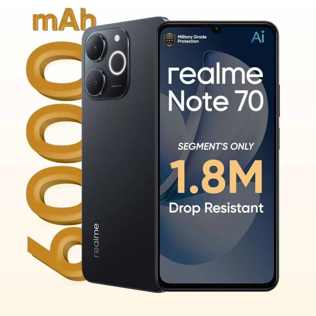 Realme Note 70 4G Smartphone, 4GB RAM, 128GB Storage