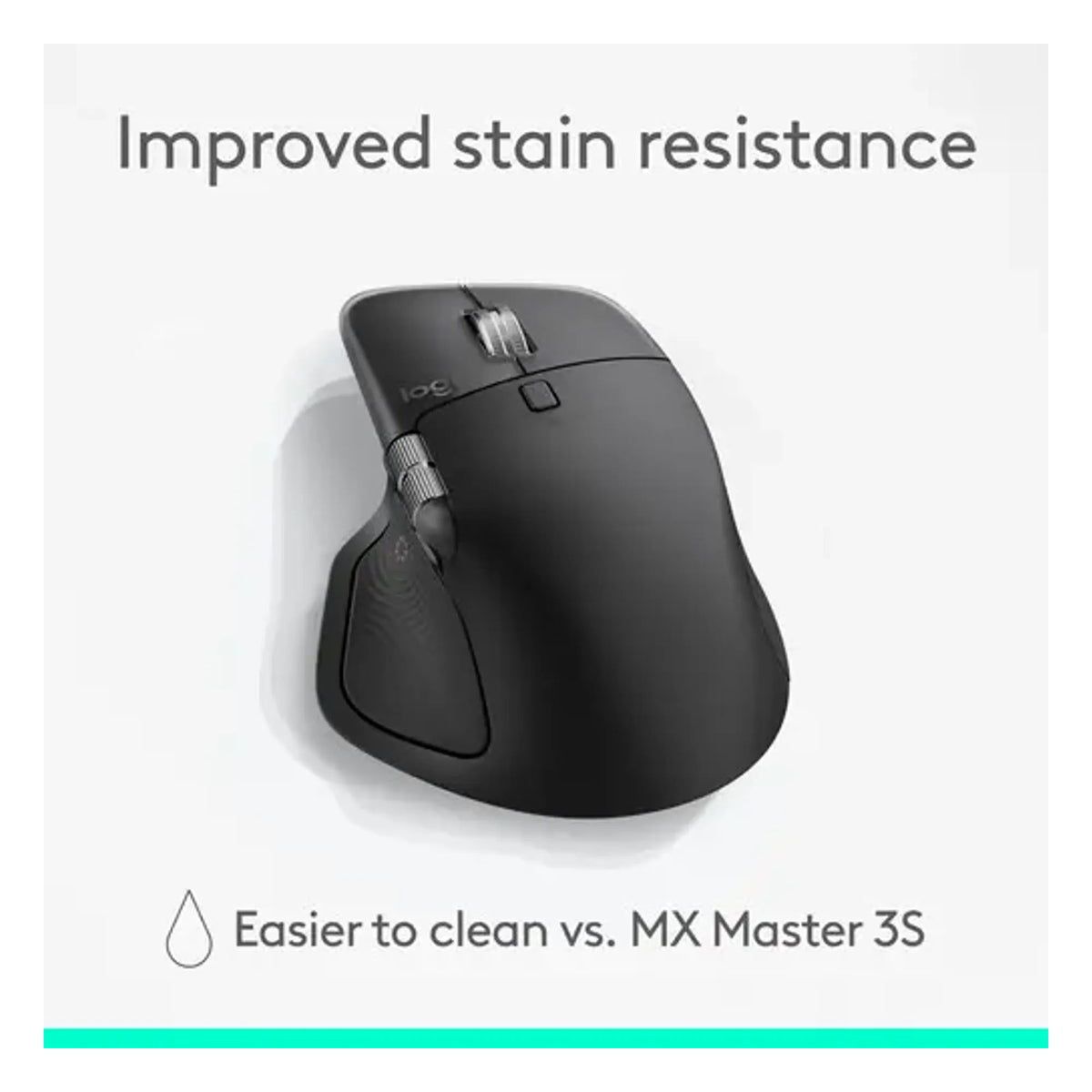 Logitech MX Master 3S for Business Advanced Performance Wireless Mouse, 8K DPI, Quiet Clicks, Graphite, 910-007618