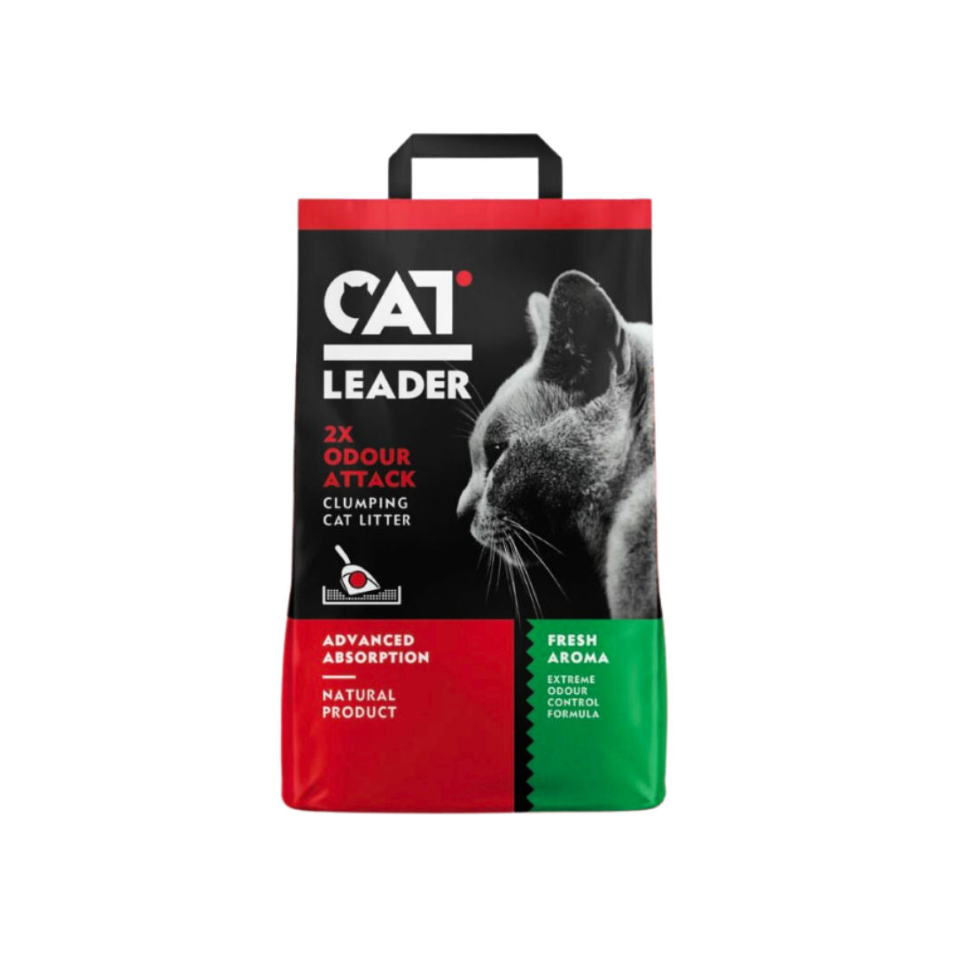 Geohellas Cat Leader Clumping 2x Odour Attack Fresh Aroma Cat Litter