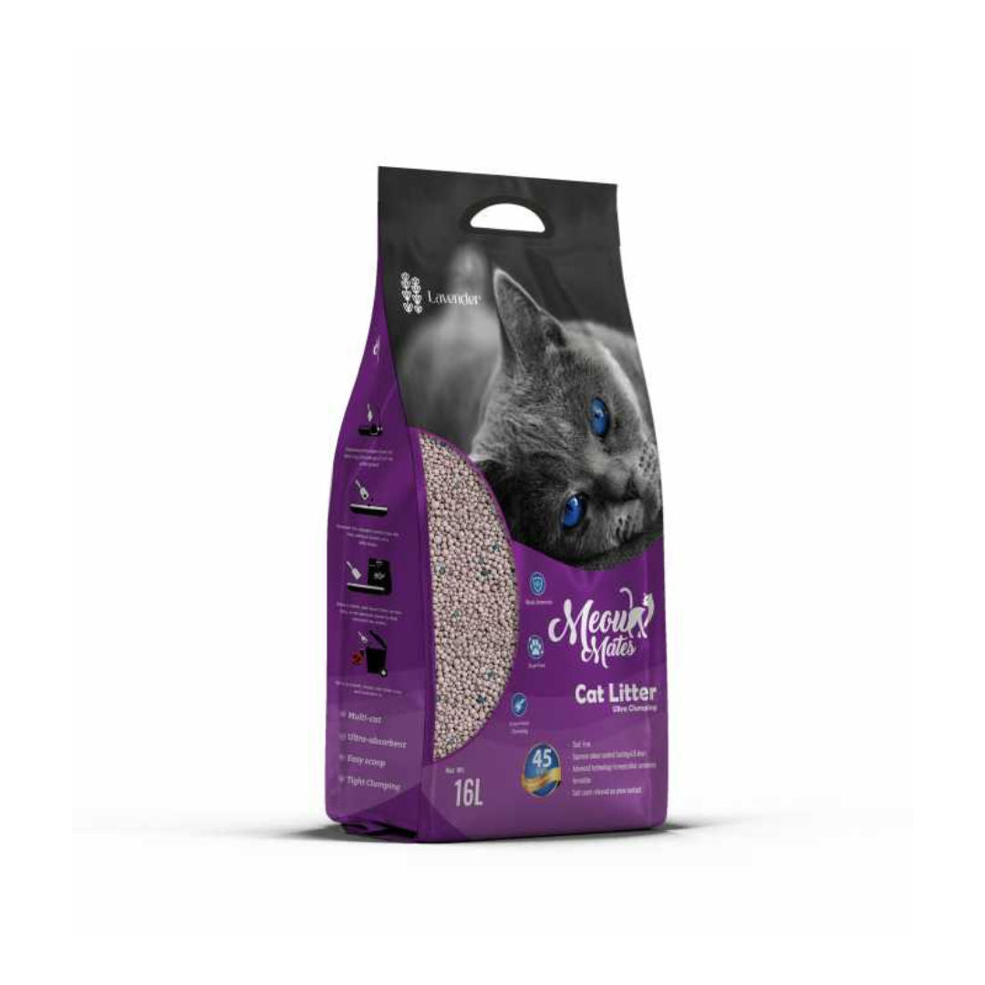 Meow Mates Bentonite Cat Litter, 16L/10kg