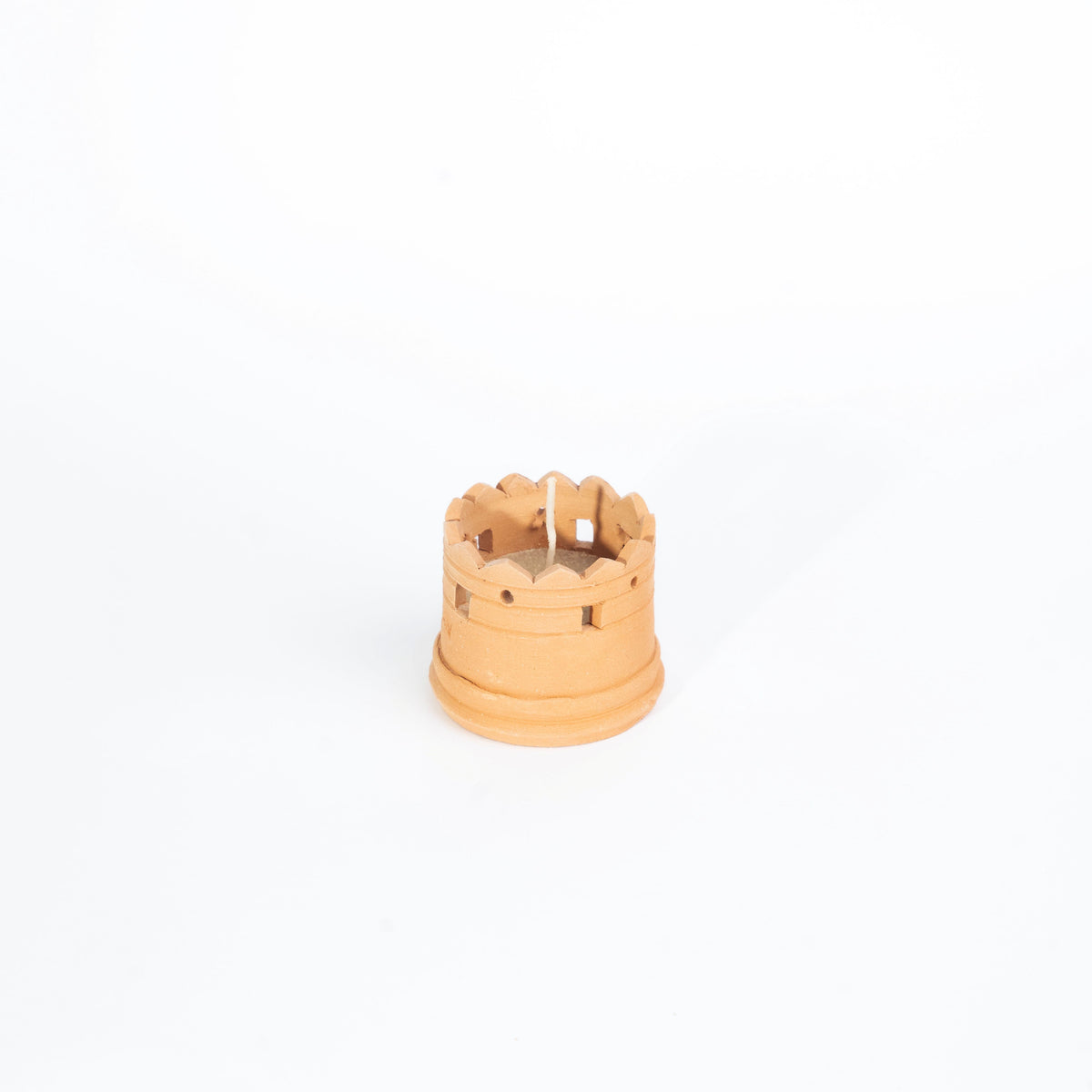 Frankincense Candle, Traditional Terracotta Holder, Assorted Design