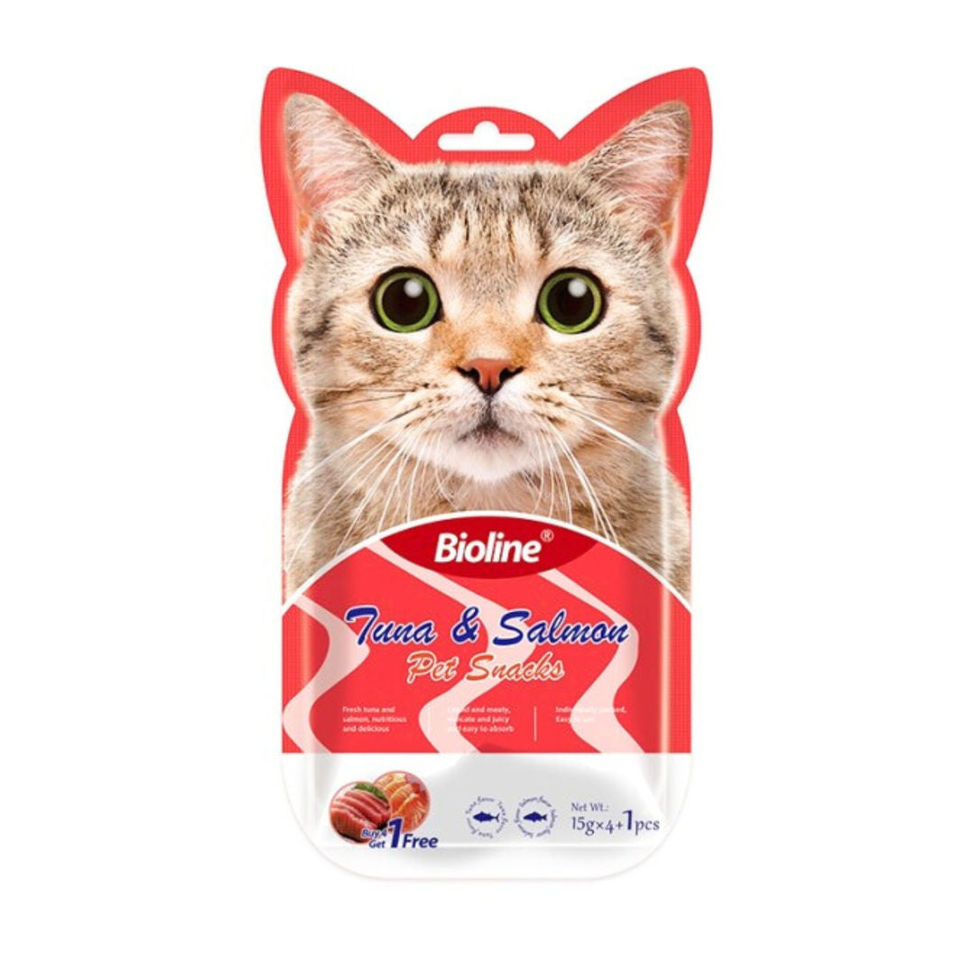 Bioline Cat Treats Pet Snacks, 15gm, 5 Pieces