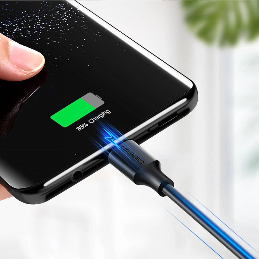 كابل الشحن السريع UGREEN US287 من USB-A إلى USB-C، 3 أمبير، QC3.0، بطول 2 متر
