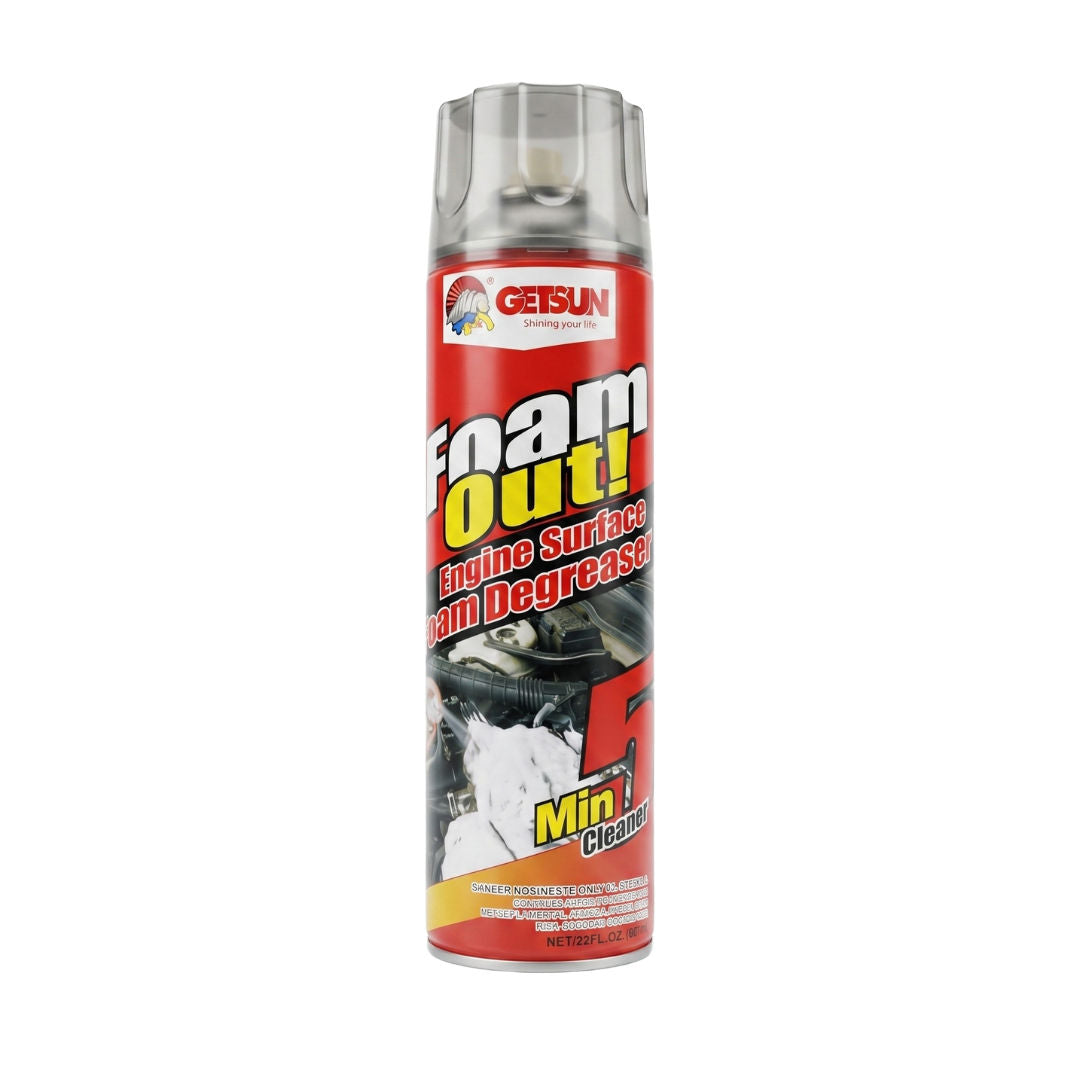 Getsun Foam Out, Engine Surface Foam Degreaser