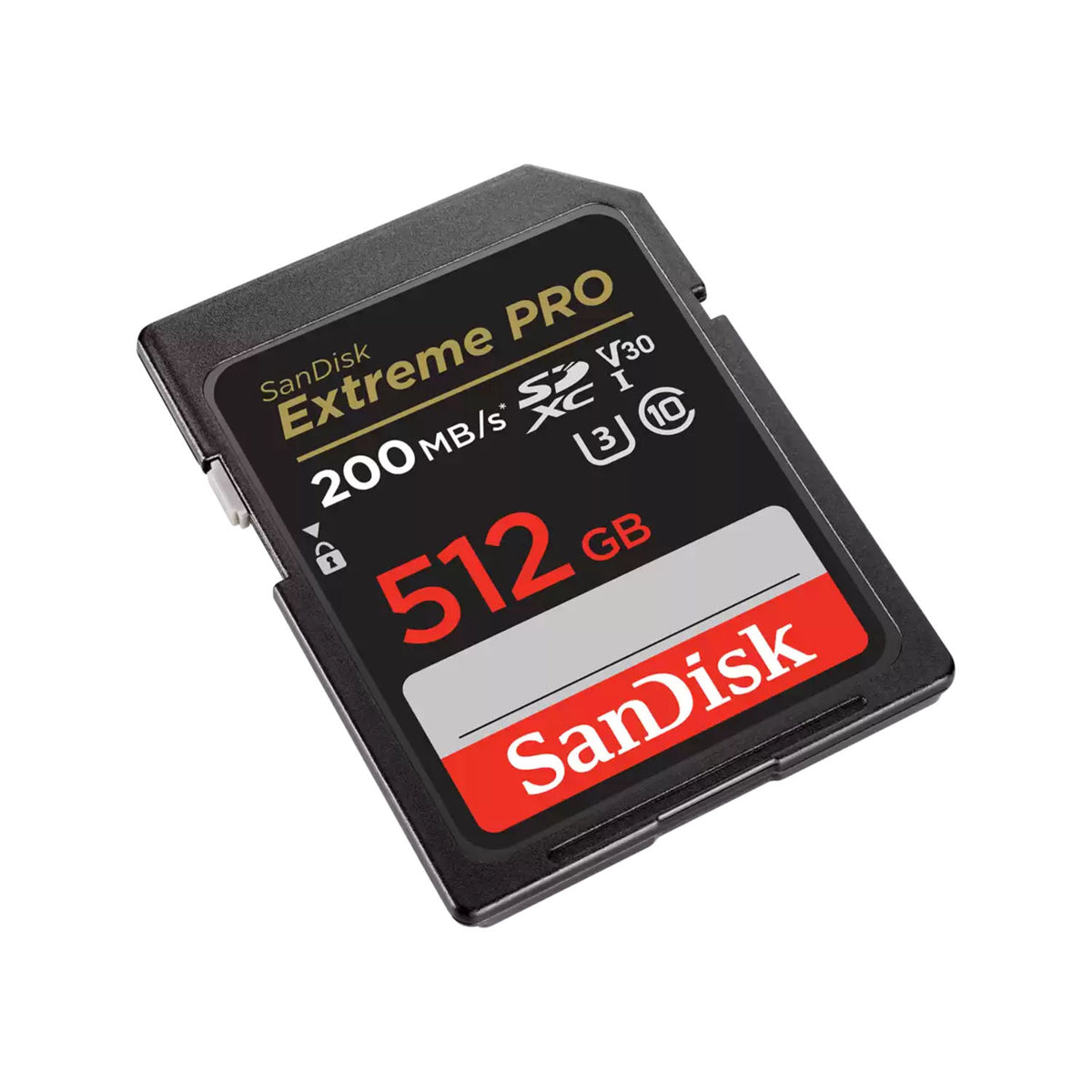 SanDisk Extreme PRO 512GB SDXC UHS-I Memory Card, Up to 200MB/s Read, V30, U3, SDSDXXD-GN4IN