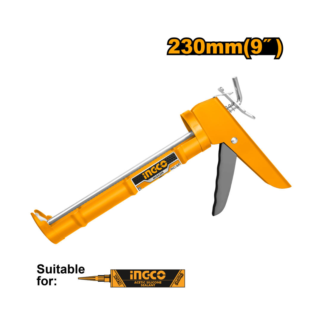 INGCO Caulking Gun, 9″, 51mm Barrel