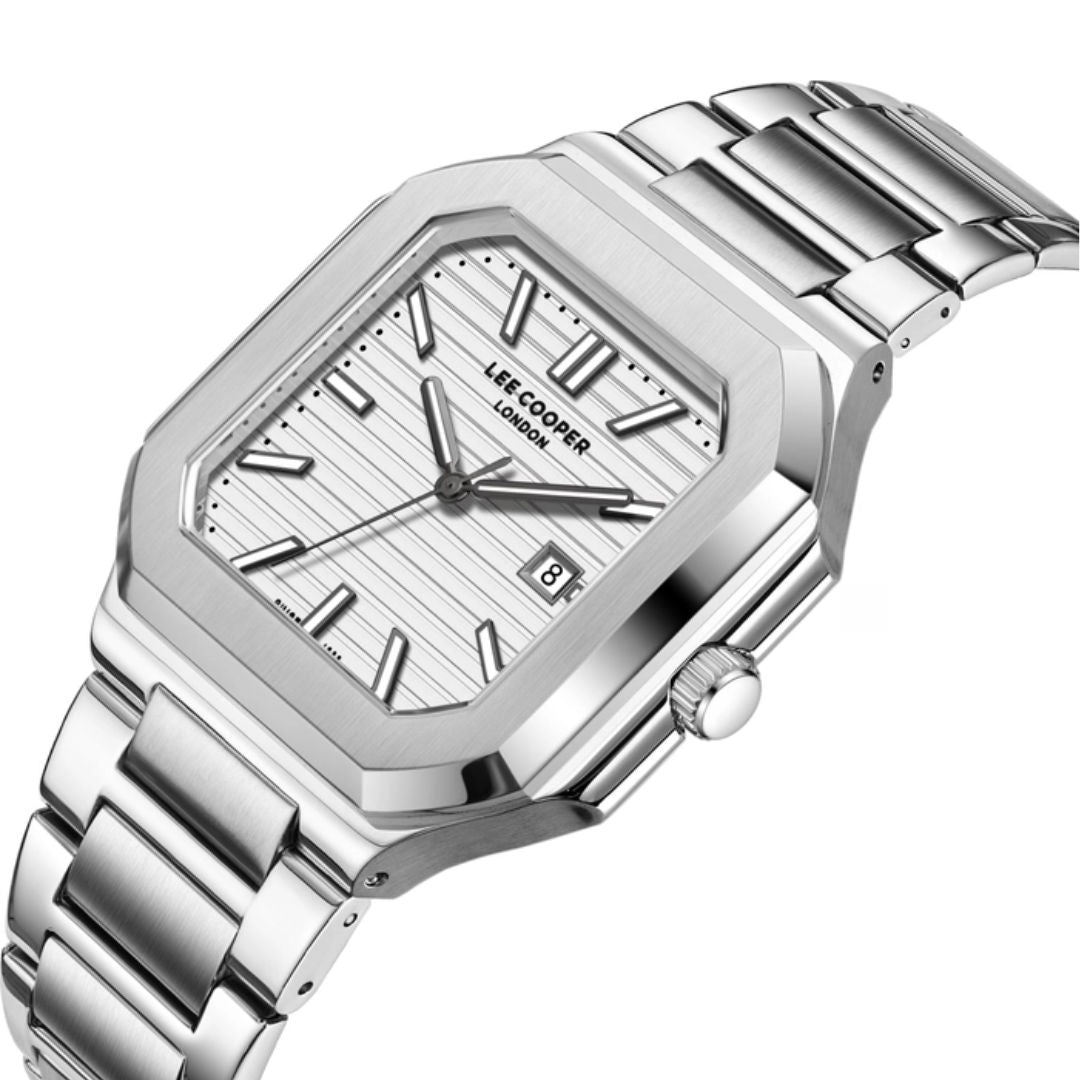 Lee Cooper Men's Analog Silver Dial Watch, LC08269.330