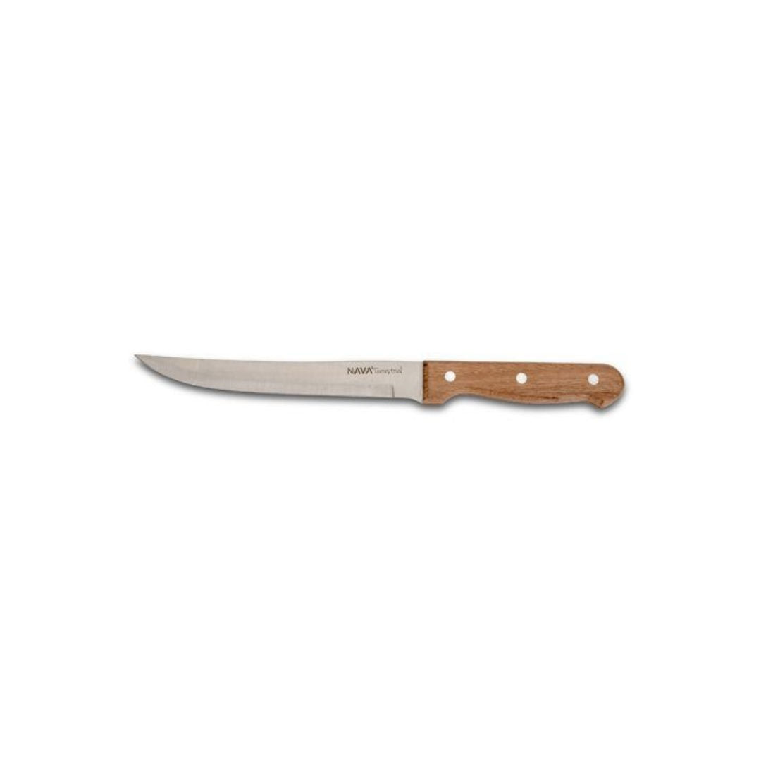 NAVA Stainless Steel Fillet Knife Terrestrial With Wooden Handle, 31cm