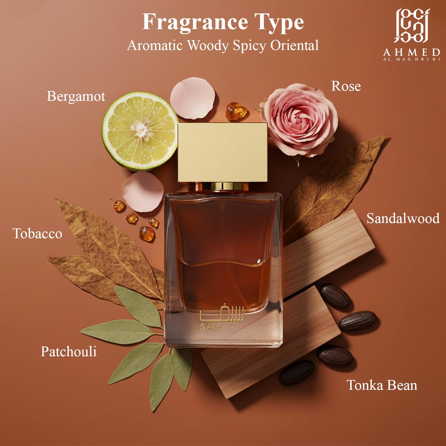Ahmed Al Maghribi Saif Eau De Parfum, 50ml